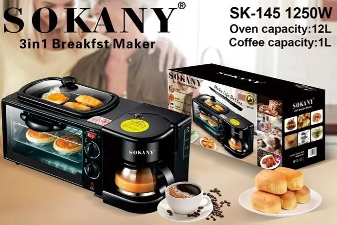 HORNO MASTER BREAKFAST 3 EN 1