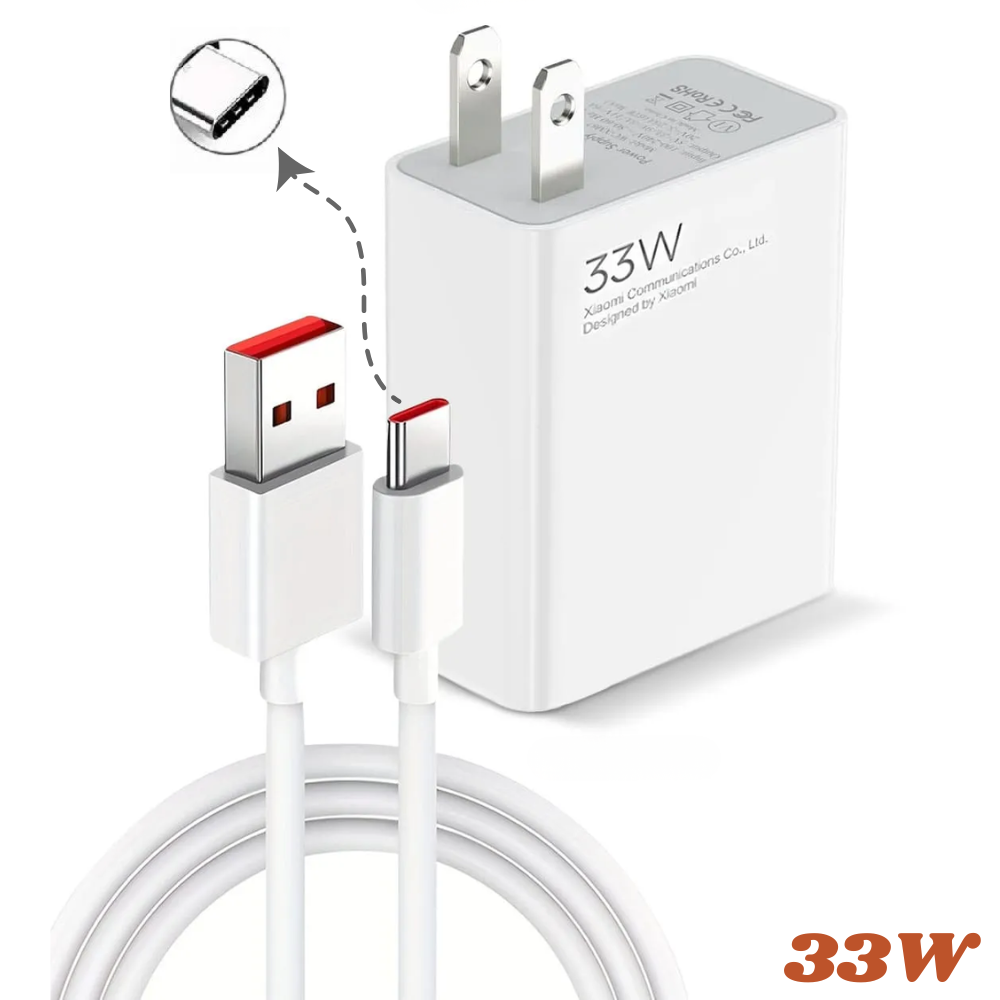 Cargador Rápido 33W Tipo C